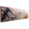 Japanese sakura J367 - gold diptych