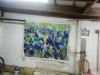 Purple field 180cm x 135cm x 3.8cm