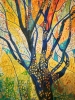 Abstract Autumn tree