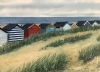 The old beach huts 