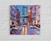 Manhattan Bridge, DUMBO Street View, New York