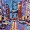 Manhattan Bridge, DUMBO Street View, New York