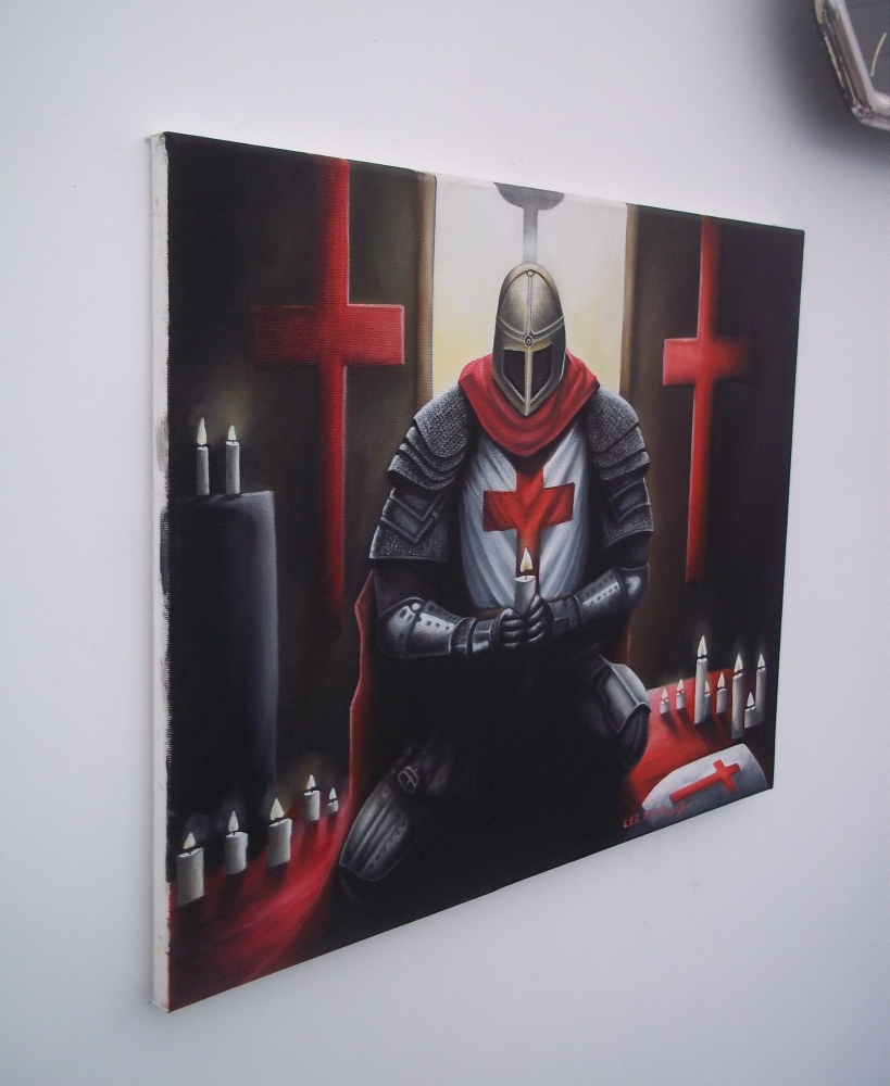 \"KNIGHTS TEMPLAR PRAYING\" 