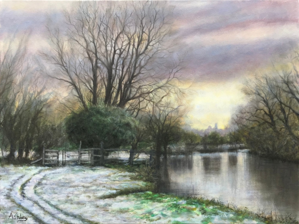 February Snow, Grantchester