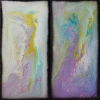 Fluid Abstract diptych A1119