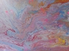 Fluid Abstract paintings A1166 - long diptych