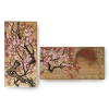 Japanese sakura J341 - gold long diptych