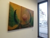 Large textured copper paintings Enso J296