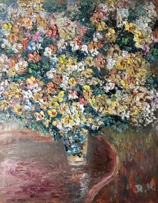 Flowers in a vase bouquet 