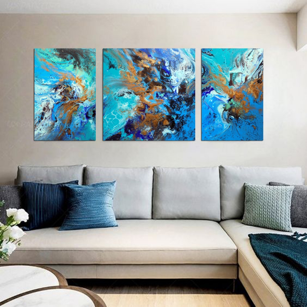 Tropical waters Triptych