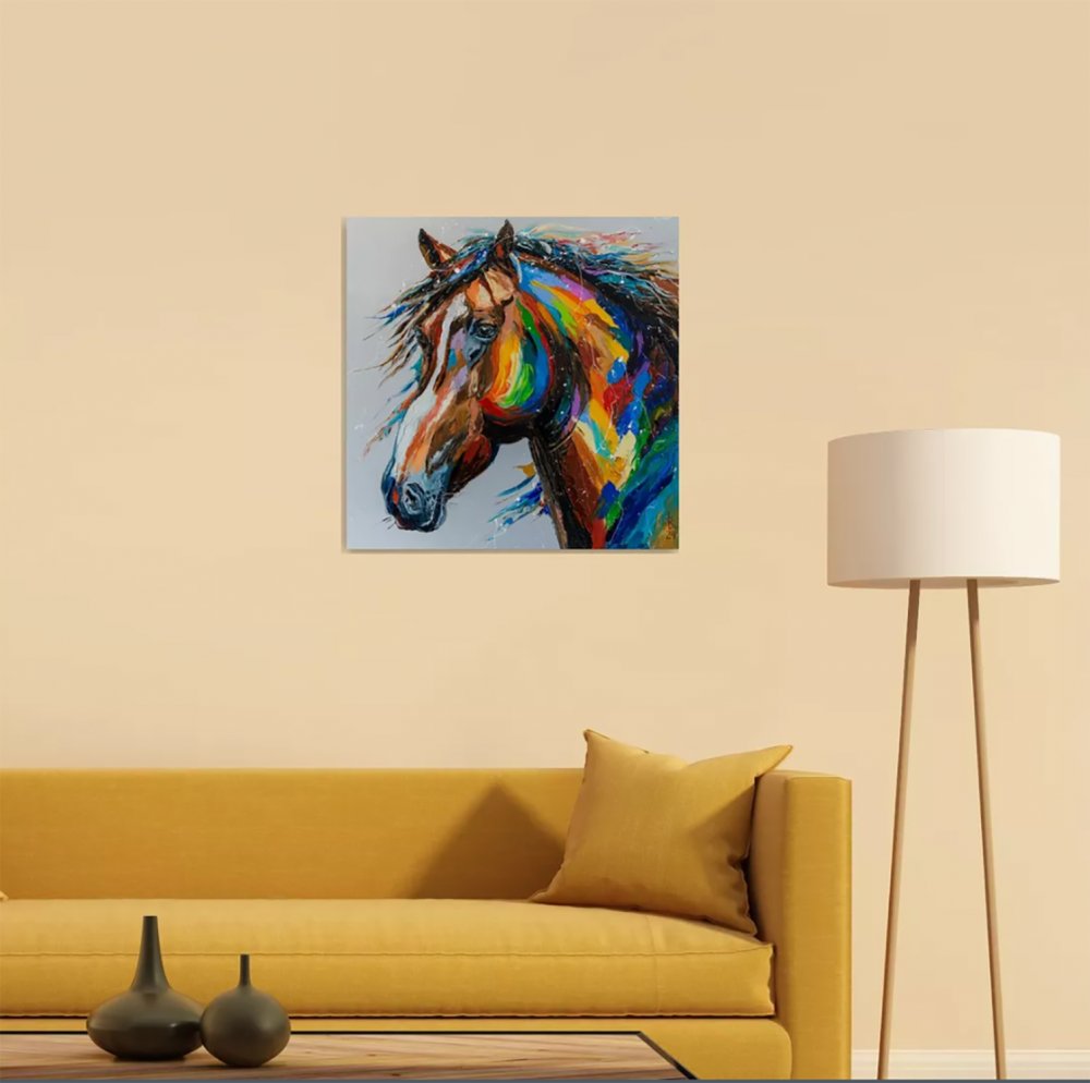 Multicolored Equine