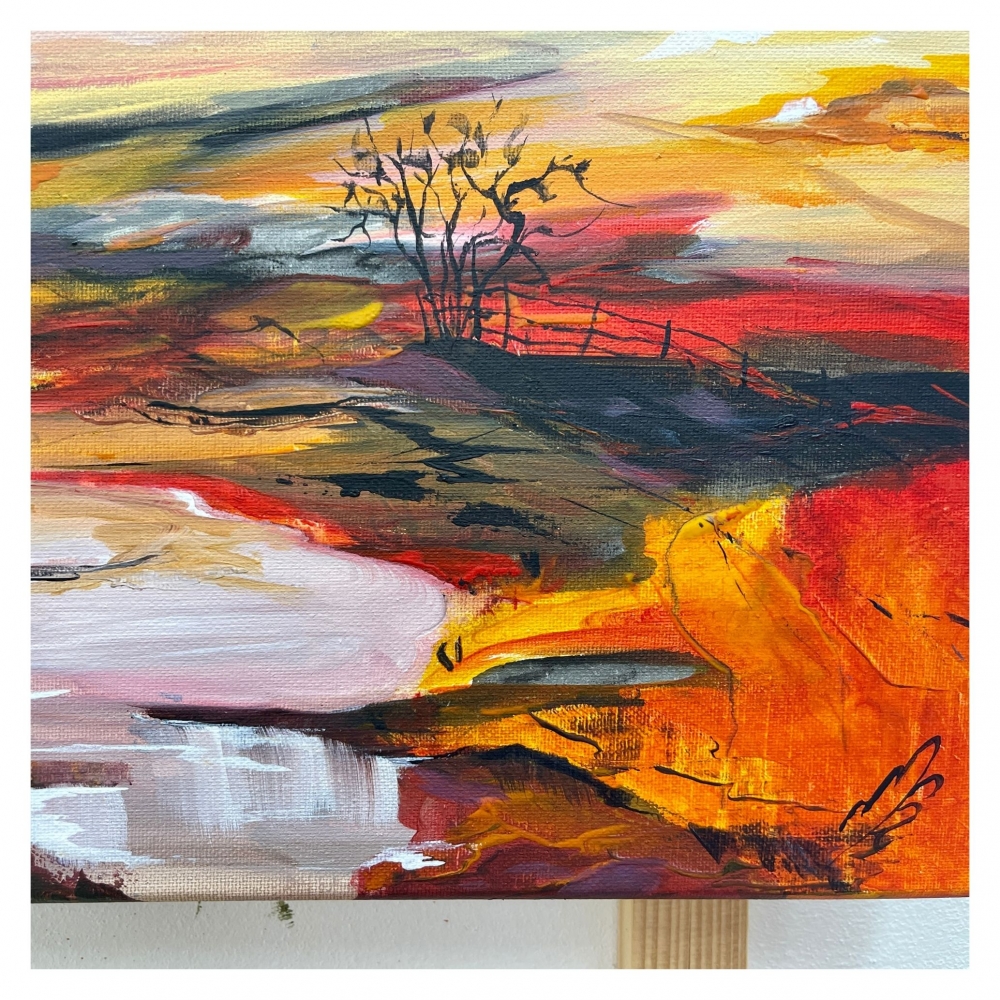 The Warmth of Autumn; An Abstract Autumnal Landscape