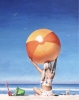 Girl With Giant Beach Ball