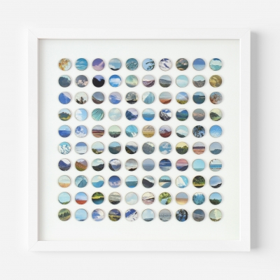 Landscape 3D Dot Collage