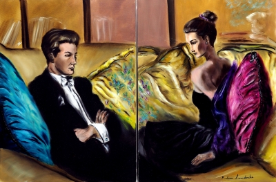 Longing - diptych