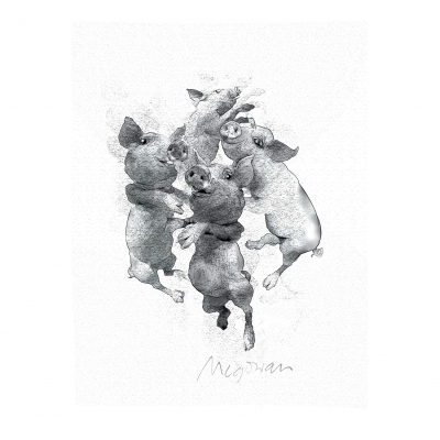 4 Pigs Dancing in the Round