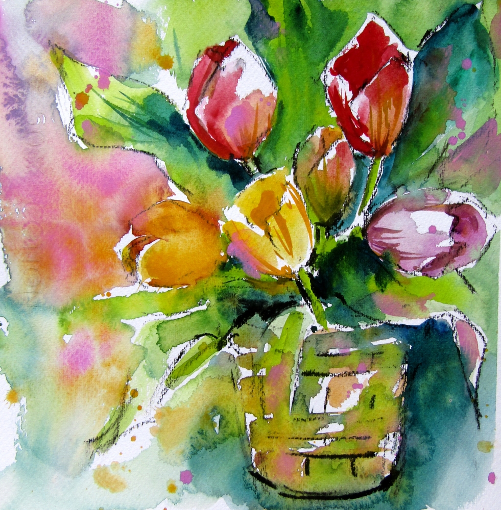 Tulips still life