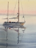 Yacht at sunset #6