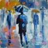 Umbrella Blues: An Abstract Melody