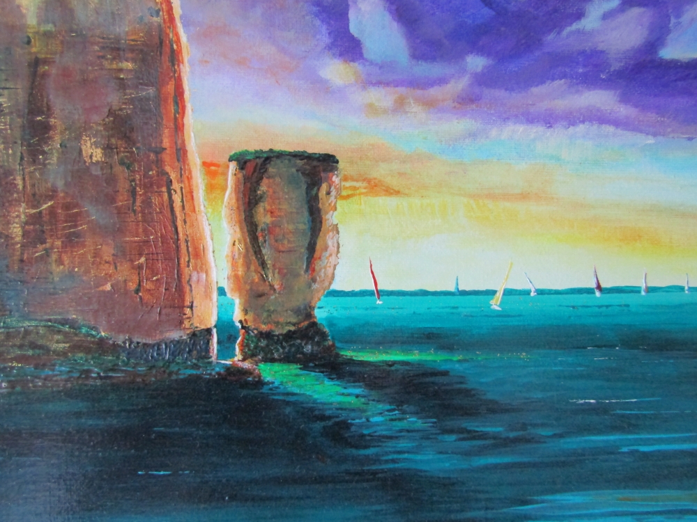 Sailing around the Old Harry Rocks