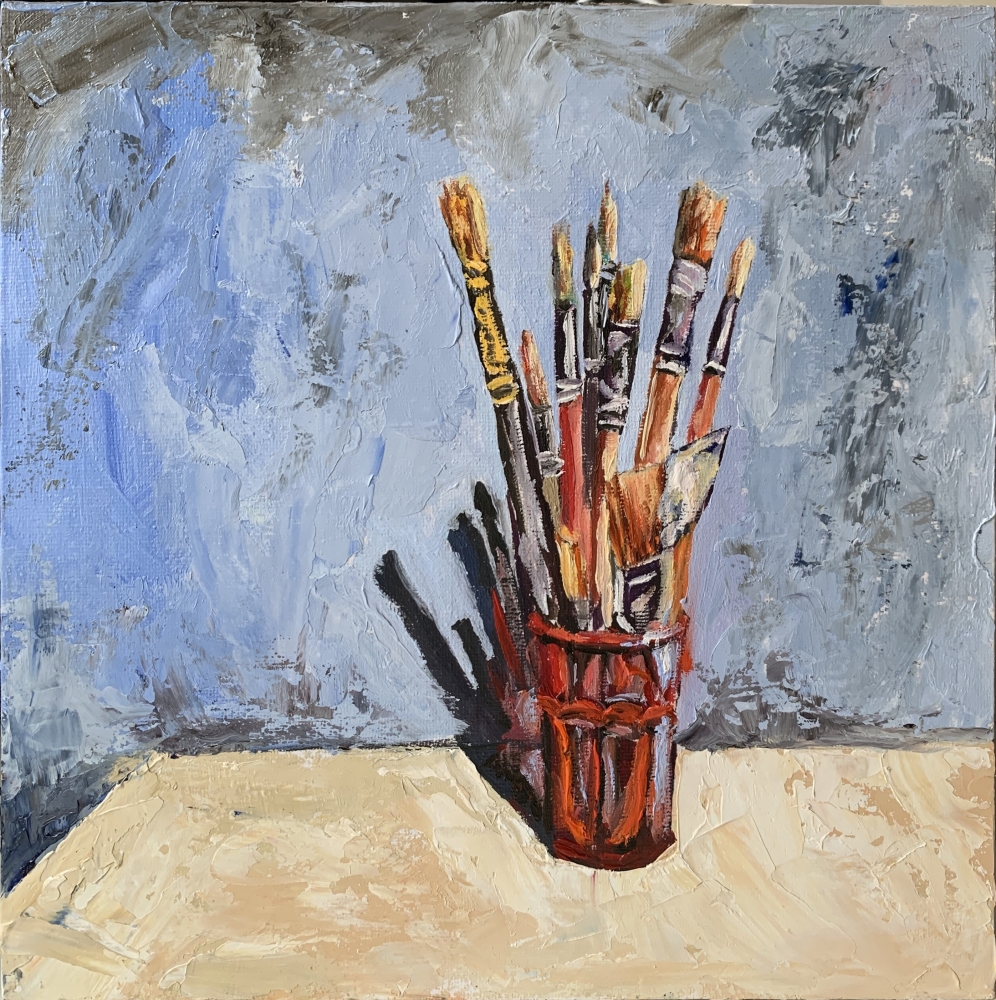 Artist Brushes. still life.