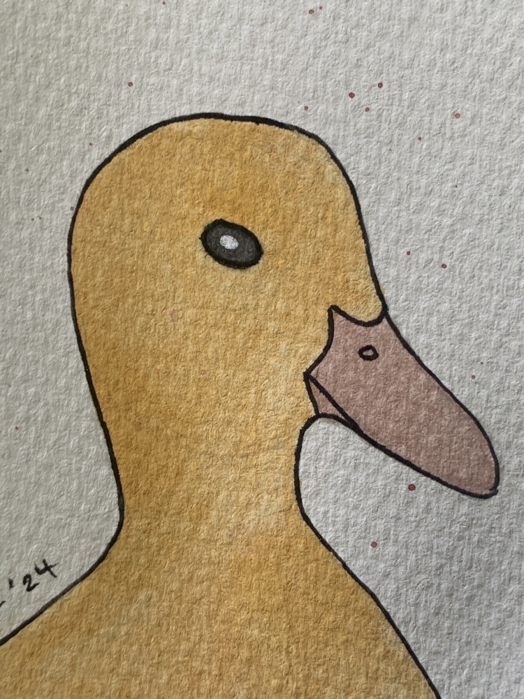 Duckling Original Watercolour Painting