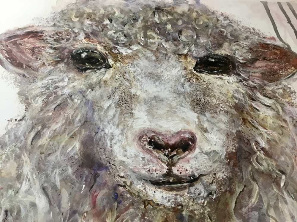 Lamb painting 