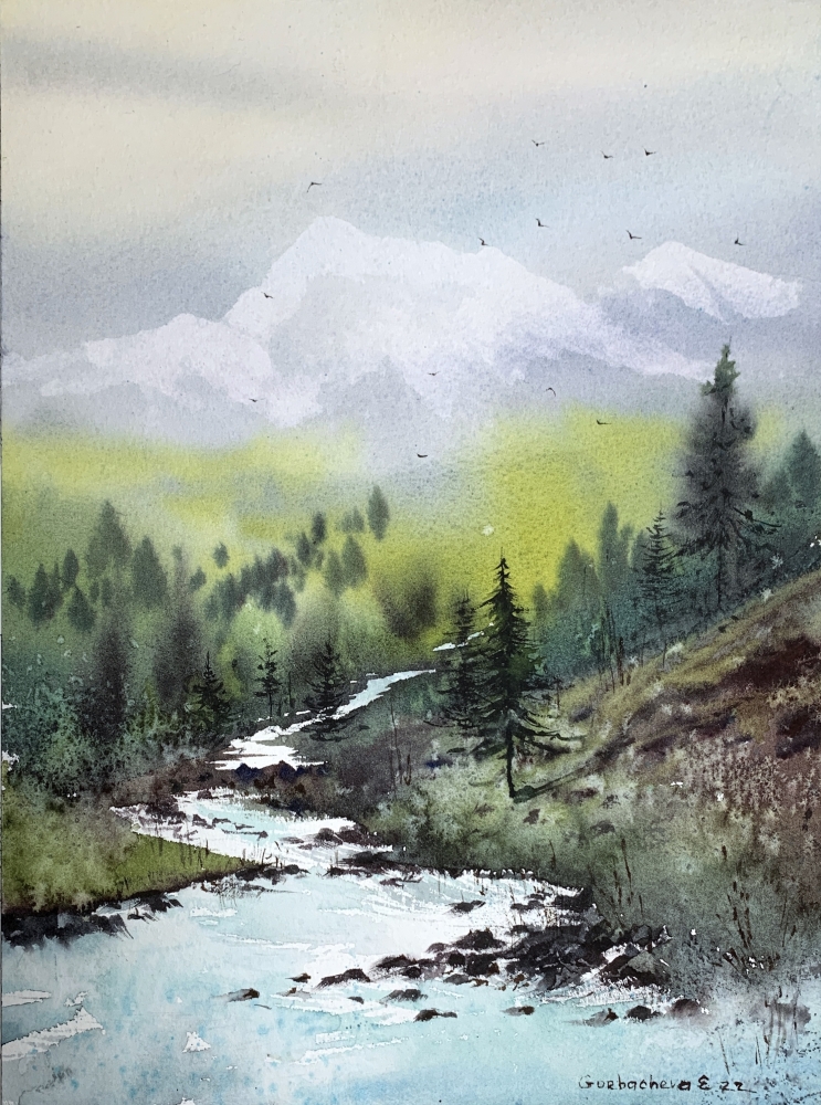 Mountain river #25