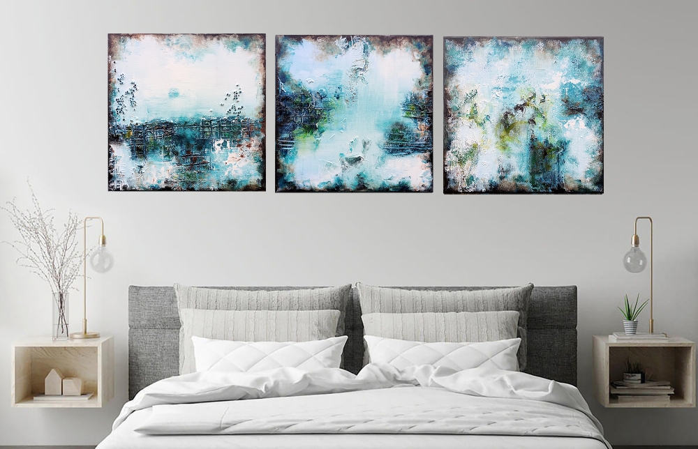 Ambient Odyssey Triptych 150 x 50cm 