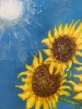 Sunflowers in the sky