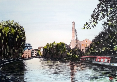 City Road Lock, Islington, London , UK