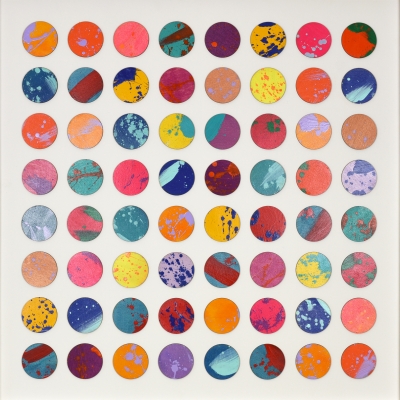 Splash dots Abstract Painting 