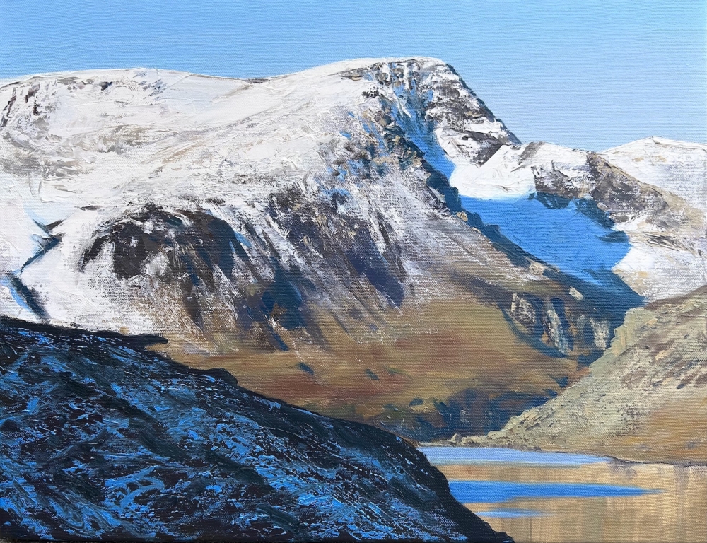 Winter light in the Ogwen valley, Snowdonia