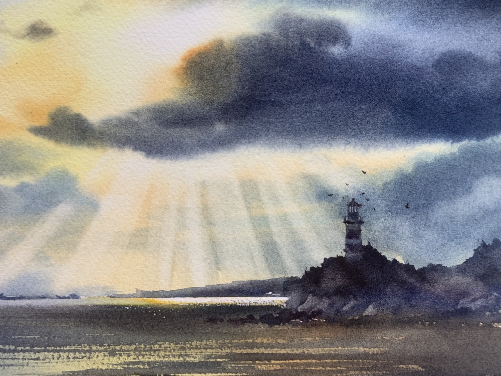 Lighthouse in the sun