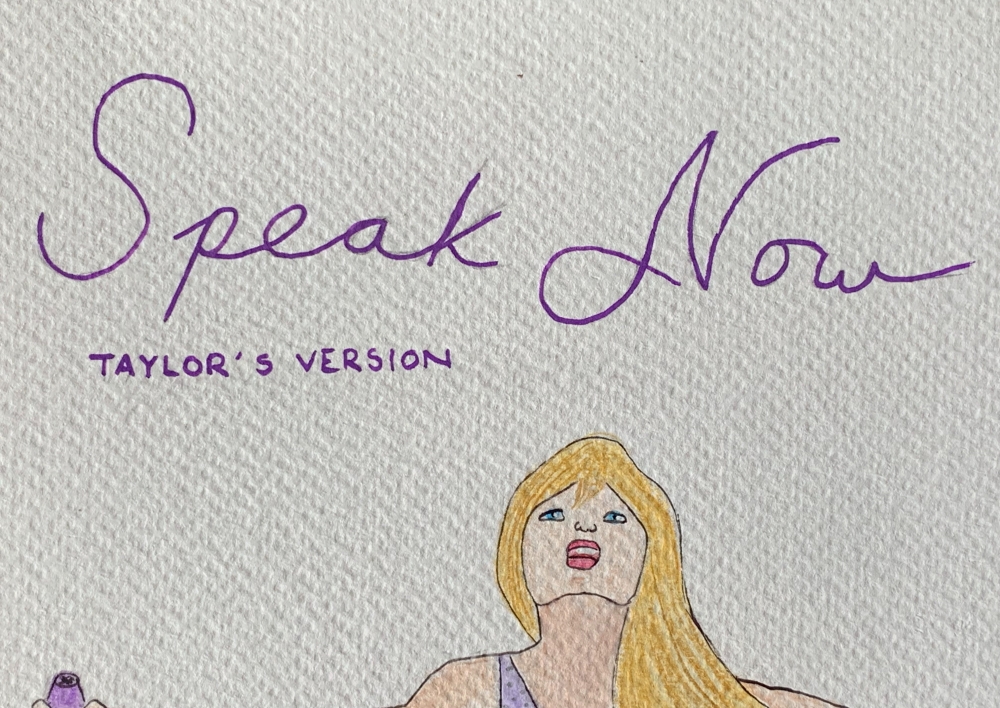 Speak Now - Taylor Swift Original Watercolour Pencil Drawing