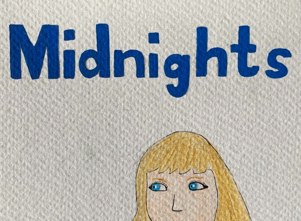 Midnights - Taylor Swift Original Watercolour Pencil Drawing