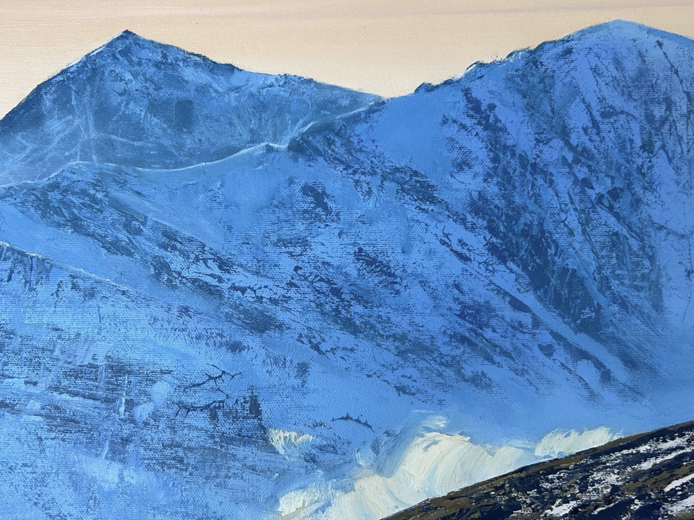 Winter Blues - Snowdon & Garnedd Ugain