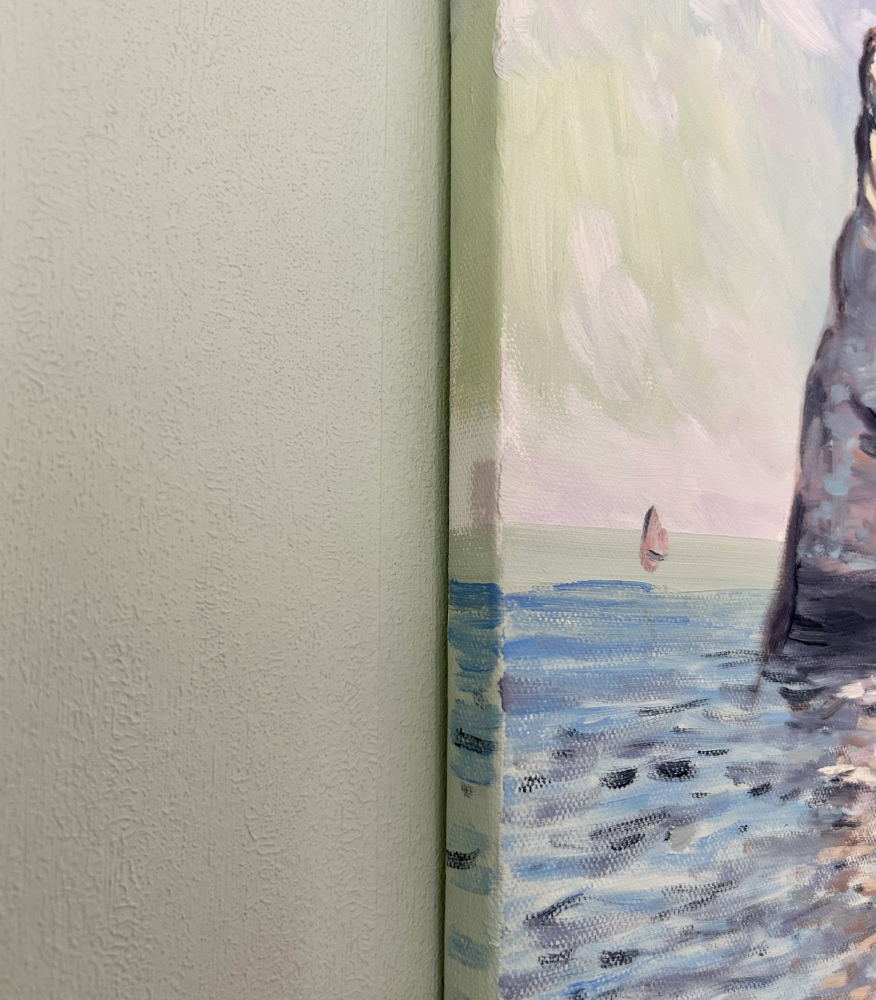 ‘The Cliffs at Etretat’ - Monet reproduction