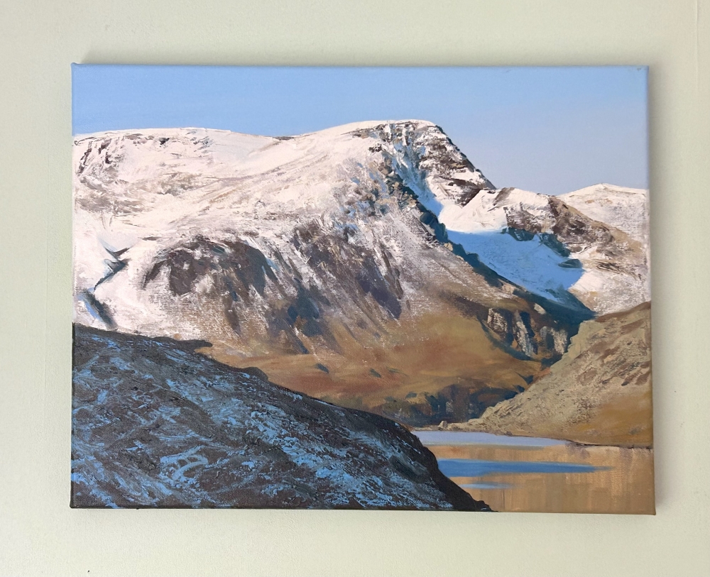 Winter light in the Ogwen valley, Snowdonia