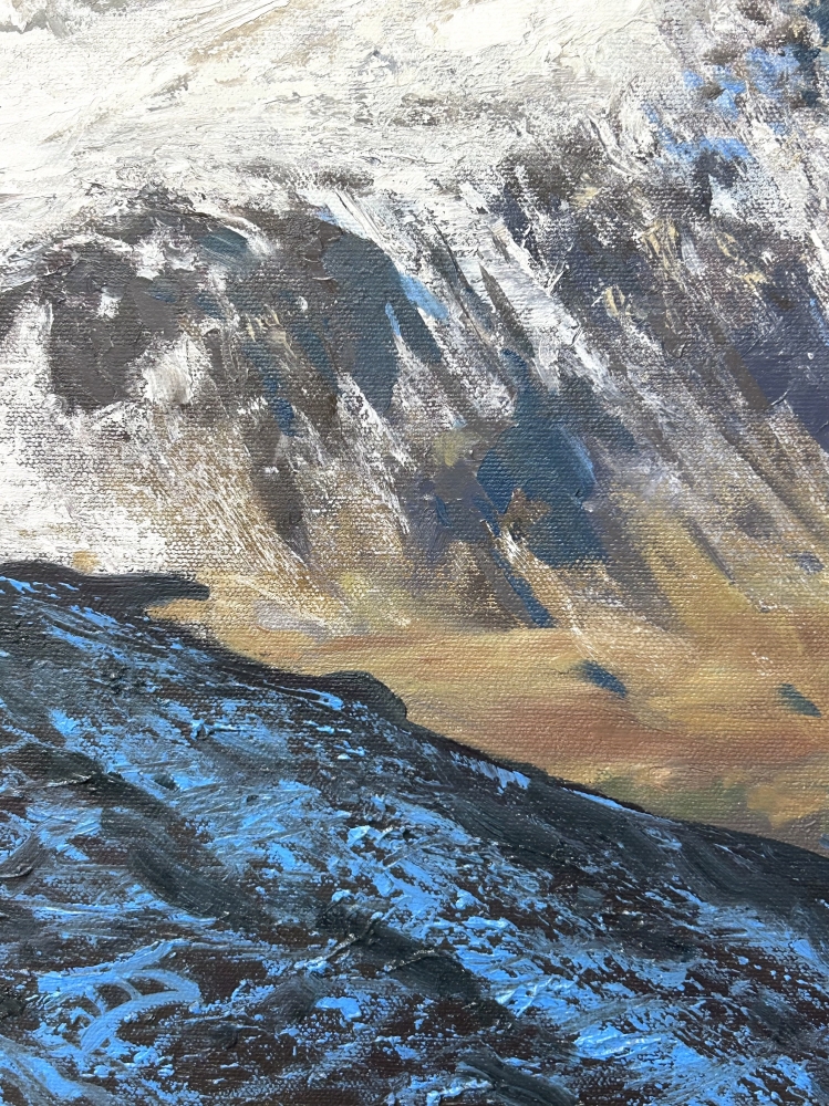 Winter light in the Ogwen valley, Snowdonia