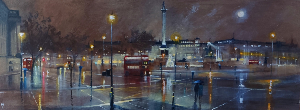 Late Night London , Trafalgar Square