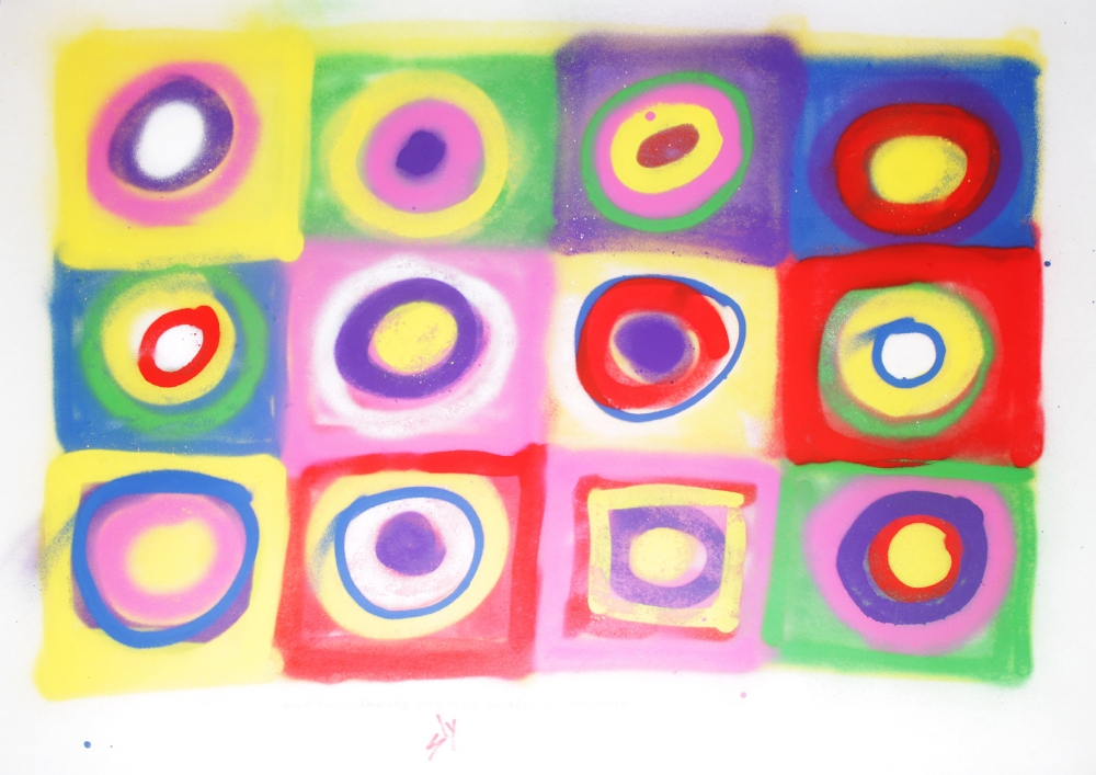 Other people’s paintings only much cheaper: No. 8 Kandinsky. (On paper)