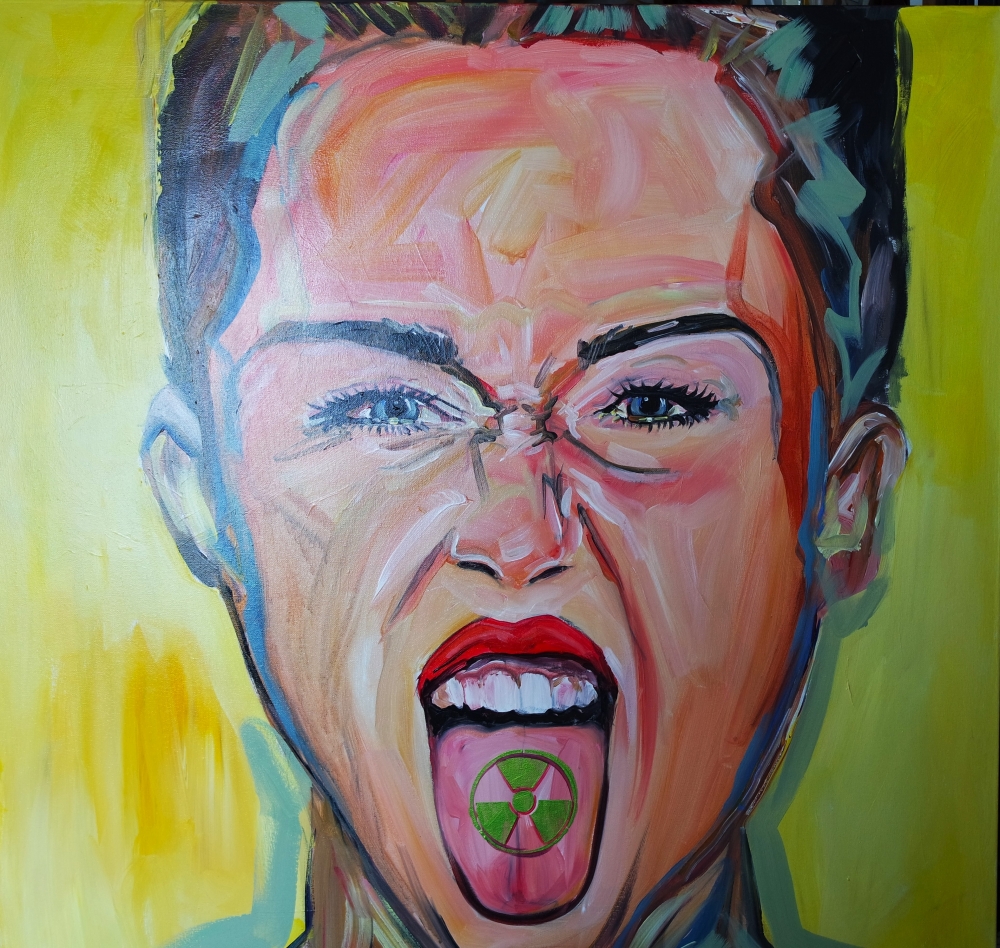 Portrait Miley Toxic Tongue 744