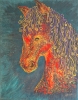 The Greek Golden Abstract Horse 