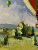 Landscape with an air balloon.