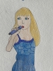 Midnights - Taylor Swift Original Watercolour Pencil Drawing