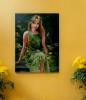 Girl Sitting by the Pond