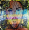 SOLD Portrait Madonna Black widow Spider Tongue 750