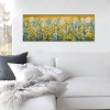 Yellow and Blue Floral Landscape