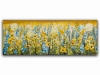 Yellow and Blue Floral Landscape